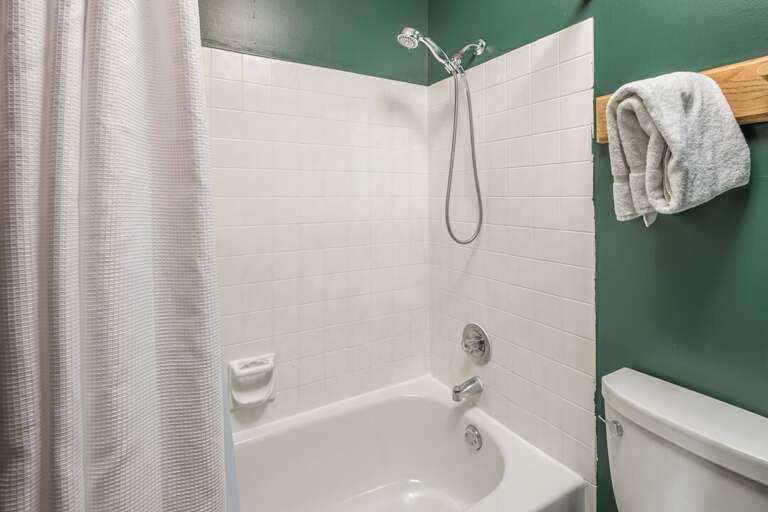 Take a bath or shower after a fun day | Upper Level