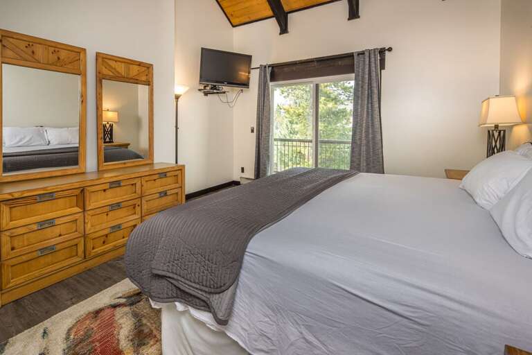 Step out on the balcony and enjoy your morning coffee | Upper Level