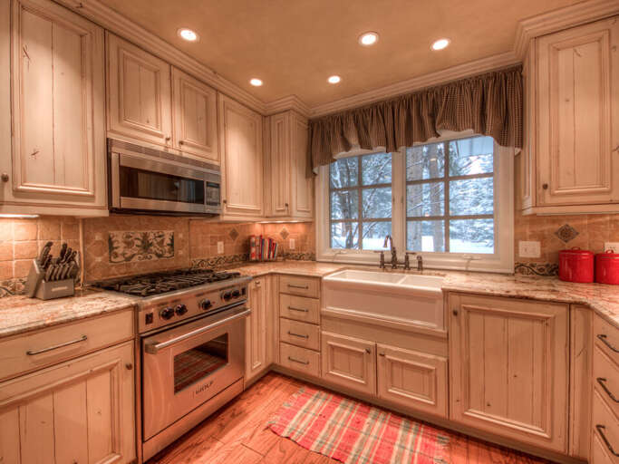 Enjoy the farmhouse sink | Main Level