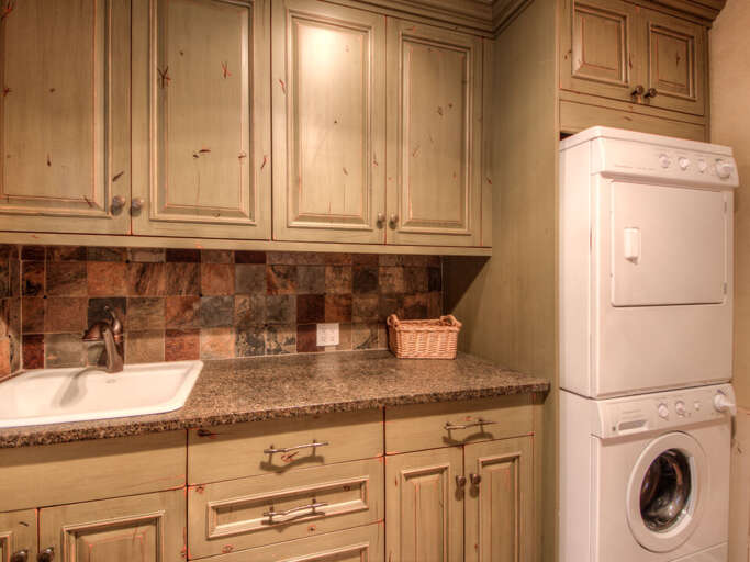 We love the convenience of in-unit laundry