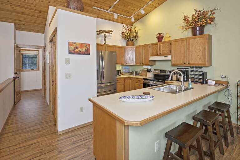 Ample counter space for meal prep | Main Level