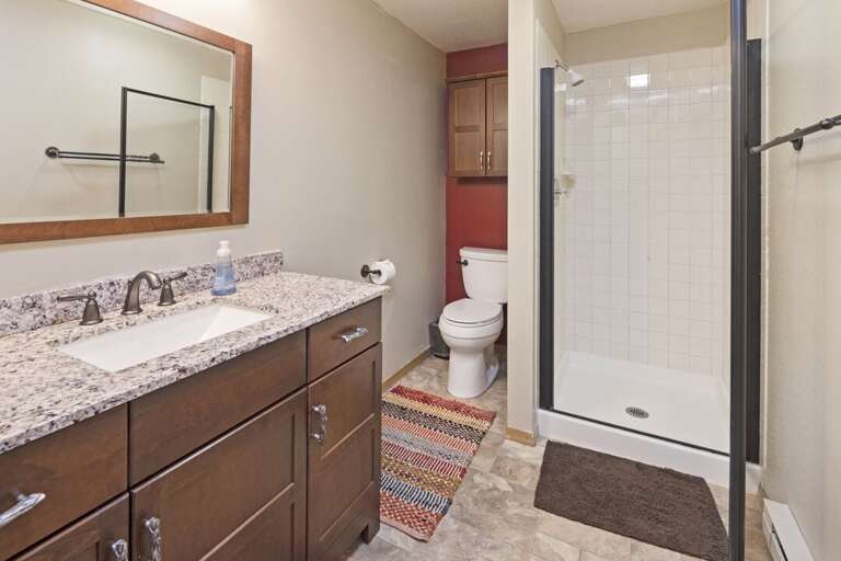 Take a nice hot shower | Lower Level