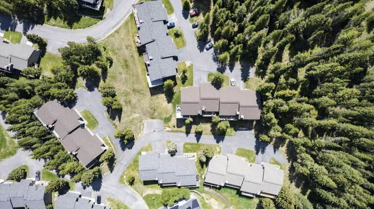 Aerial of surrounding area