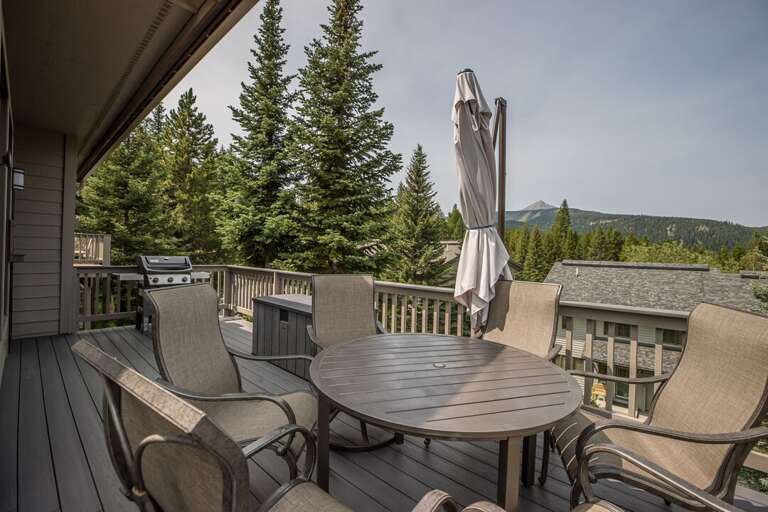 Enjoy views from the back deck