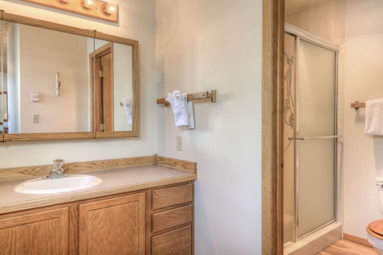 Take a nice hot shower | Upper Level