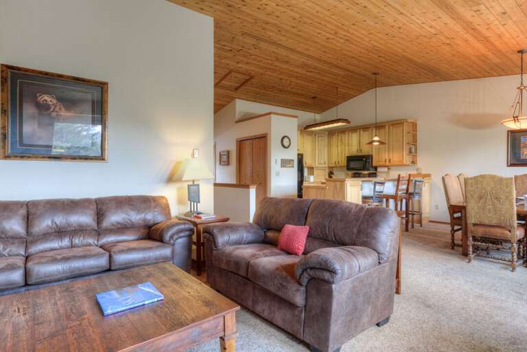 The open-concept living area is perfect for entertaining | Main Level