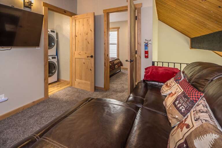 Enjoy a movie in the loft | Upper Level