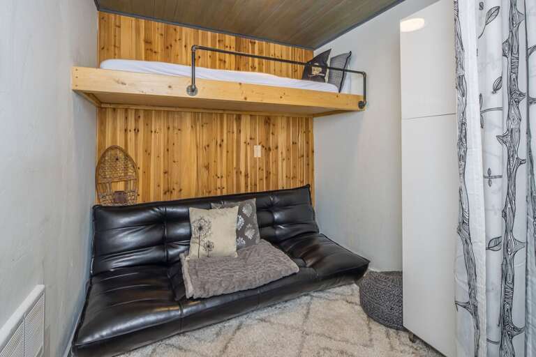 Grab your morning coffee and nestle into this nook, perfect for catching up with your favorite book.