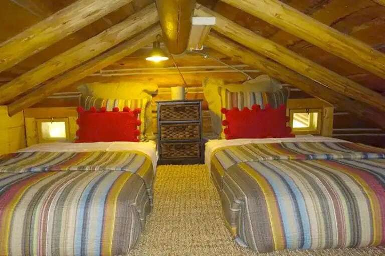 Upper loft space sleeps 2 guests | Upper Level Loft Upper loft space sleeps 2 guests | Upper Level Loft