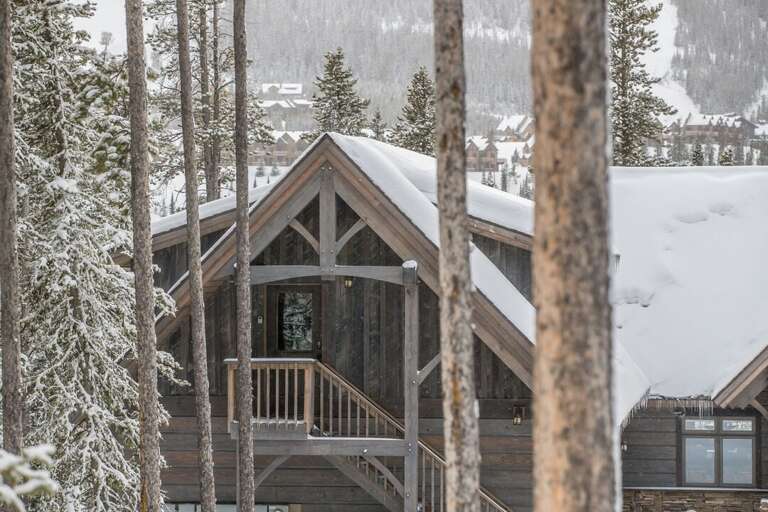 This home is beautiful covered in snow | Exterior