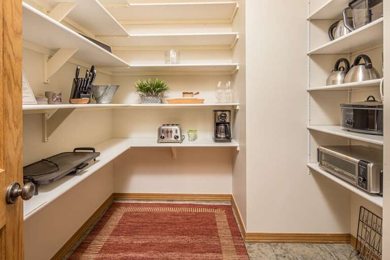 Large walk-in pantry