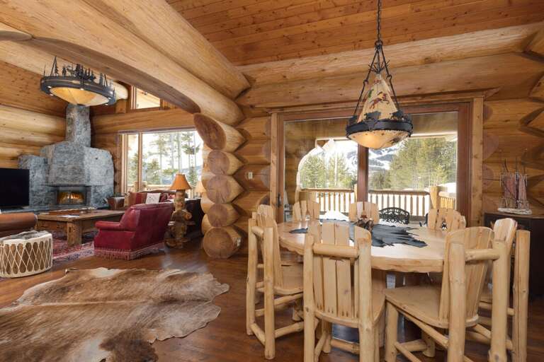 Dinner Table Seating for Eight People | Main House | Main Level