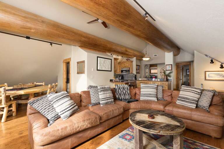 Open-concept Living Area | Guest Suite | Upper Level