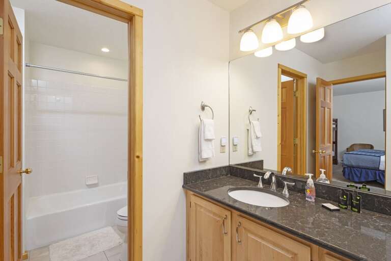 Enjoy the ensuite bathroom | Main Level Enjoy the ensuite bathroom | Main Level
