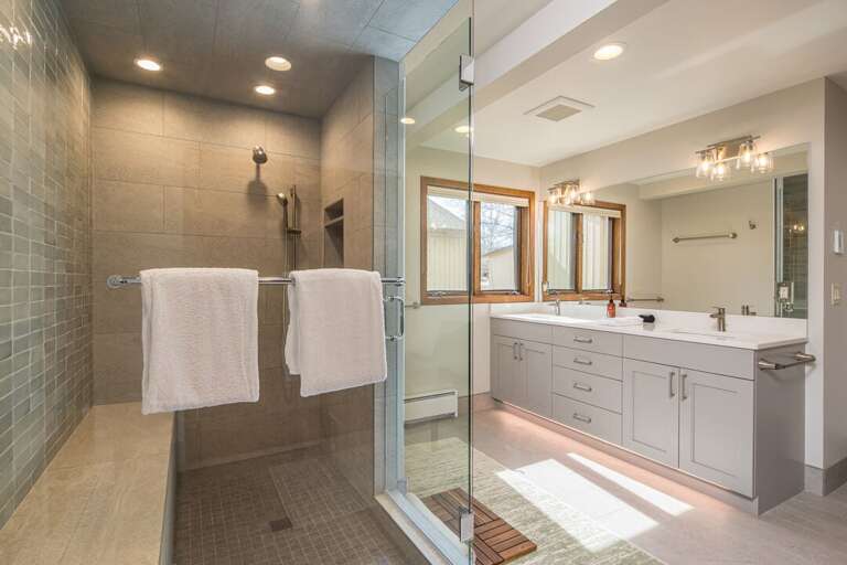 Enjoy the spacious ensuite bathroom | Main Level