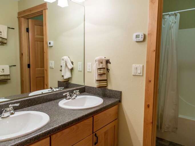 Double vanities are so convenient | Lower Level