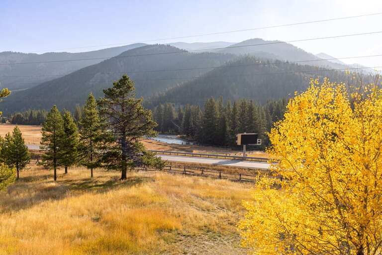 Gallatin River Views From Private Deck | Upper Level