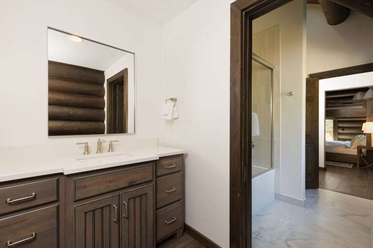 Jack and Jill Bathroom - Private Vanity | Upper Level