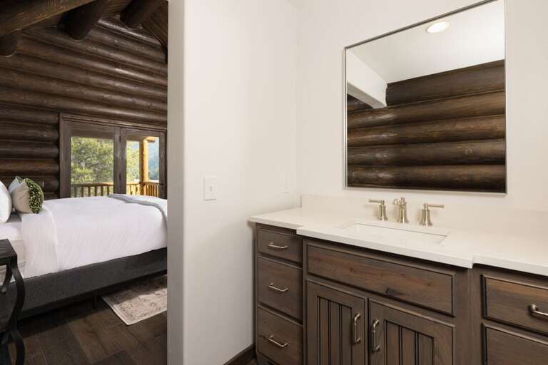 Jack and Jill Bathroom - Private Vanity | Upper Level