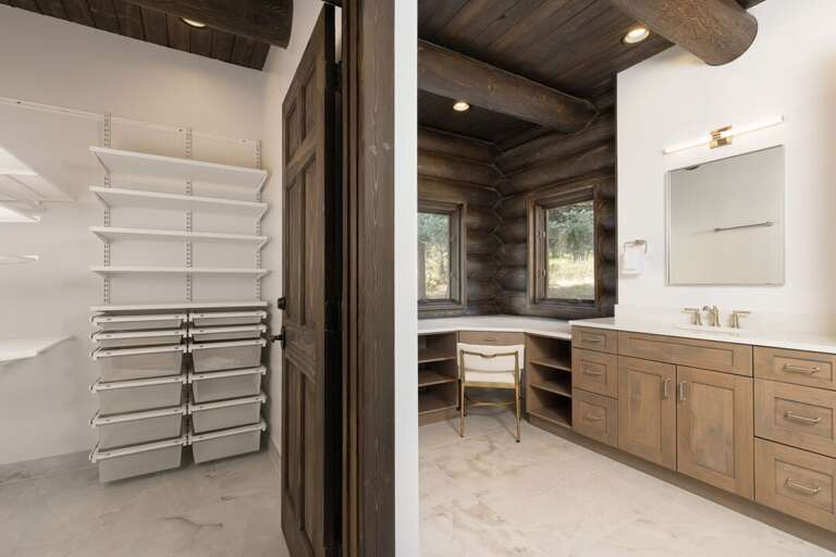 Primary Bathroom & Closet | Main Level