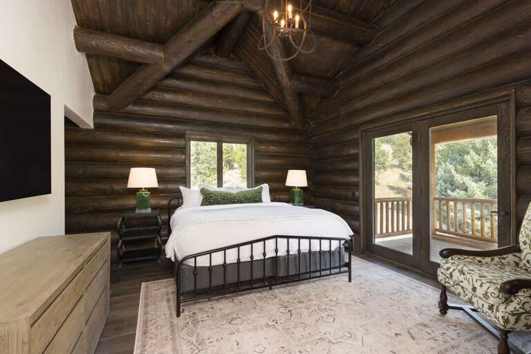 Private Deck from Bedroom | Upper Level