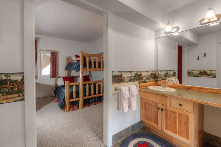 The kids will have their own private bathroom | Upper Level The kids will have their own private bathroom | Upper Level