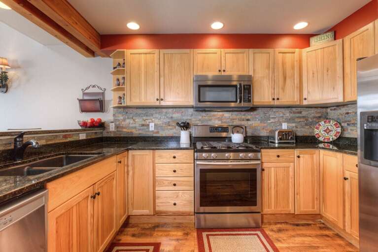 The kitchen has everything you need for any meal | Main Level The kitchen has everything you need for any meal | Main Level