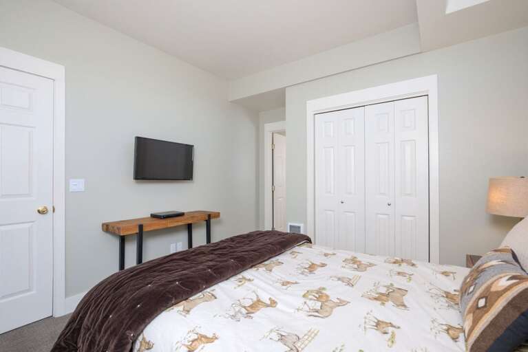 Unwind with a movie in bed | Lower Level