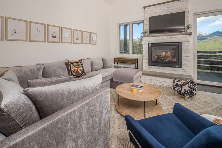 Main level living area, offering great views & comfort