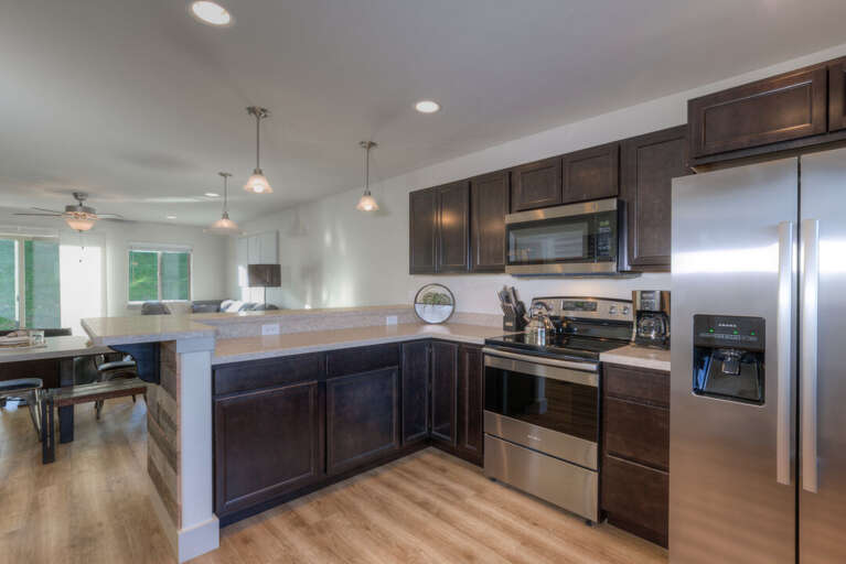 Ample counter space for meal prep | Main Level