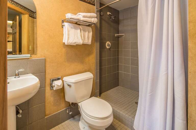 Have a hot shower after a fun day | Upper Level