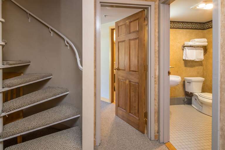 Stairwell to the loft