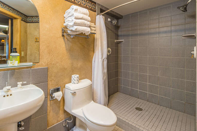 Have a hot shower | Main Level