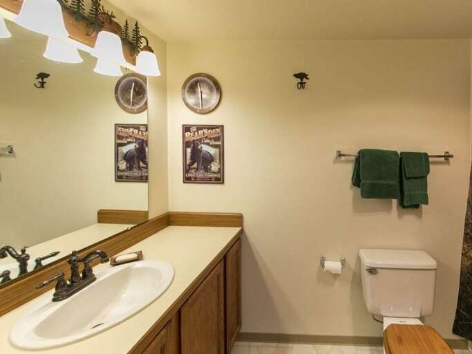 Everything you need in the bathroom | Main Level Everything you need in the bathroom | Main Level