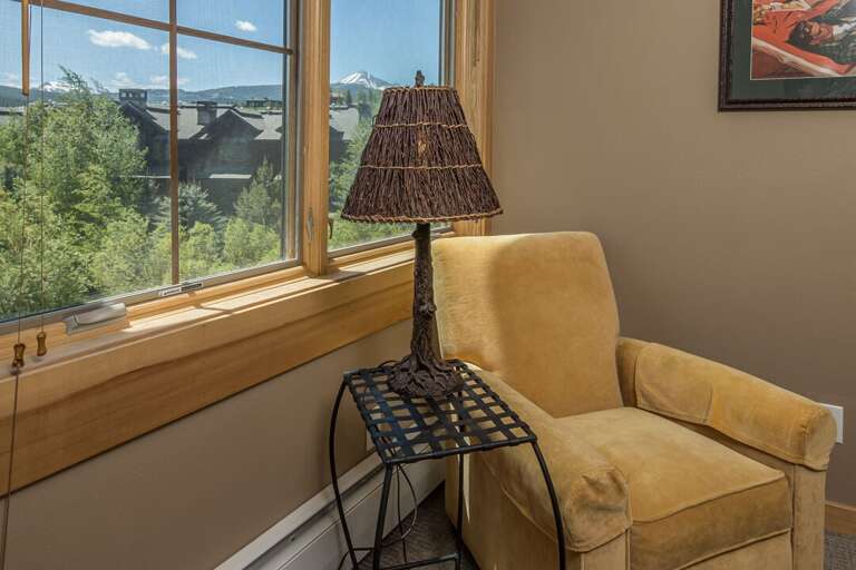 Enjoy the views from this bedroom reading nook | Upper Level