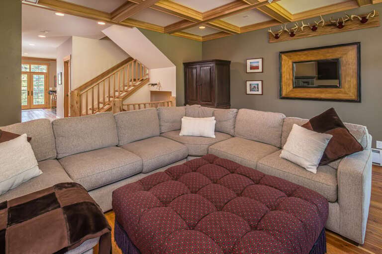 Pick your spot on the couch and cozy up for movie night | Main Level