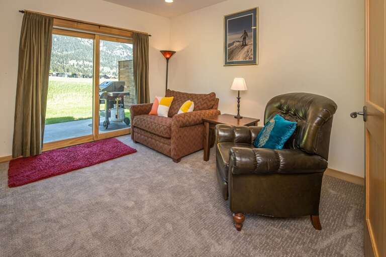 Private access to the patio | Lower Level