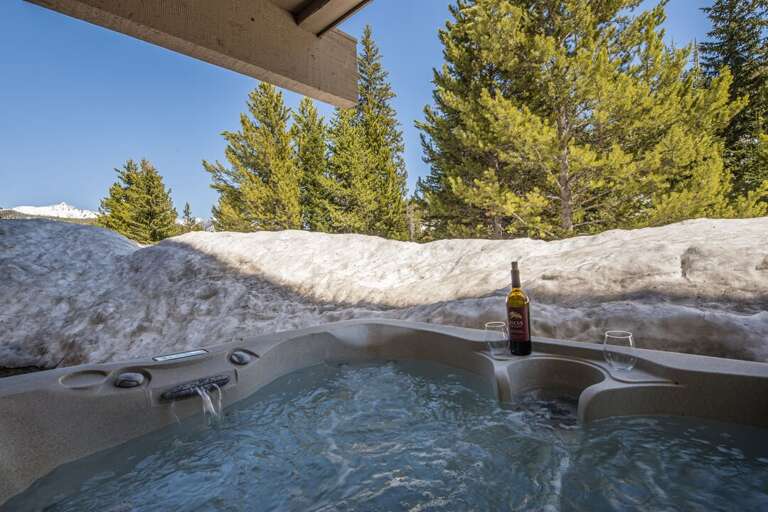 Private hot tub on the lower level!