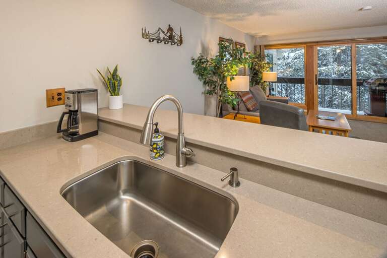 Enjoy the living room from the kitchen | Main Level