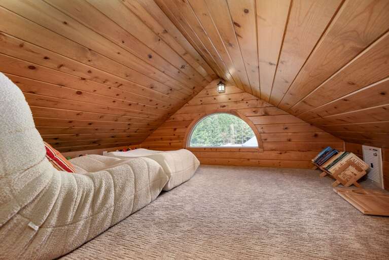 Play some games in the loft | Upper Level