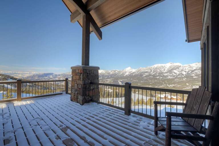 Exterior | Balcony | Main Level | Winter