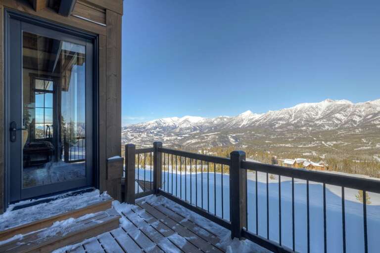 Exterior | Primary Bedroom Balcony | Winter