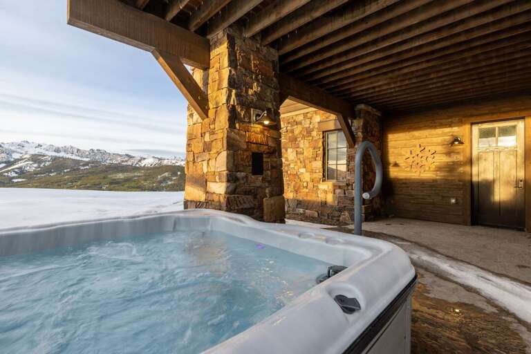 Exterior | Private Hot Tub | Winter