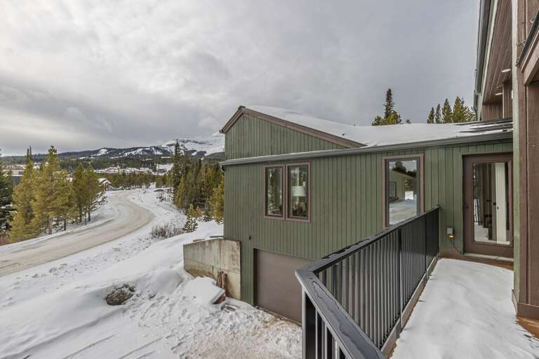 Access to a Private Deck From Bedrooms to the Right of the Kitchen | Main Level