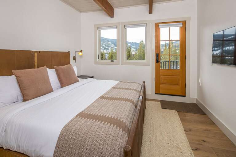 Balcony access in the King primary bedroom | Upper Level