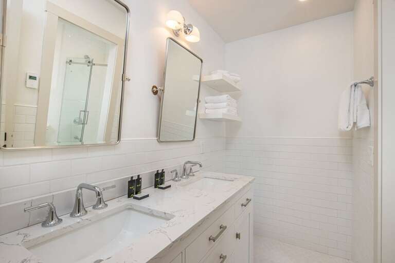 Bathroom to the Right of the Kitchen | Main Level