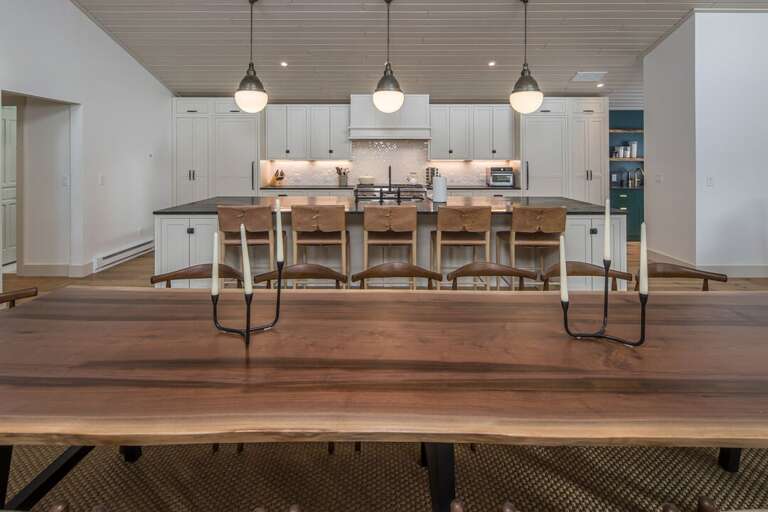 Beautiful Wooden Dinner Table | Main Level