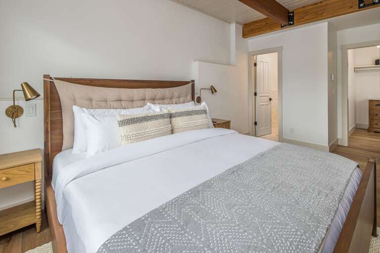 Second Bedroom to the Left of the Kitchen| King-sized Bed | Main Level