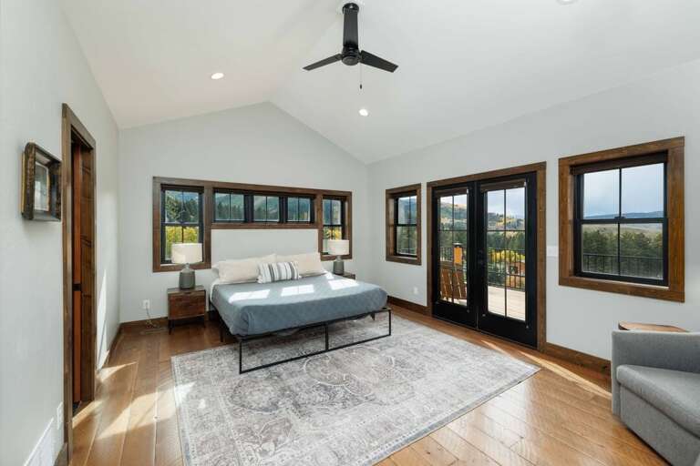 Get comfy in the king-sized bed | Main Level