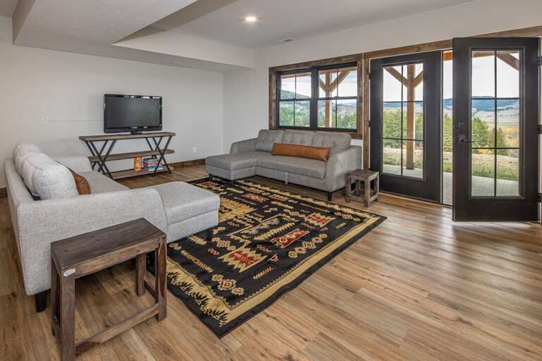 Hangout in the family room and watch a movie | Lower Level